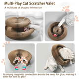 Multi-Play Cat Scratcher Valet