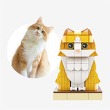 Customisable Cat Brick Figure（Upload Photo at Checkout））