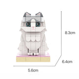 Customisable Cat Brick Figure（Upload Photo at Checkout））
